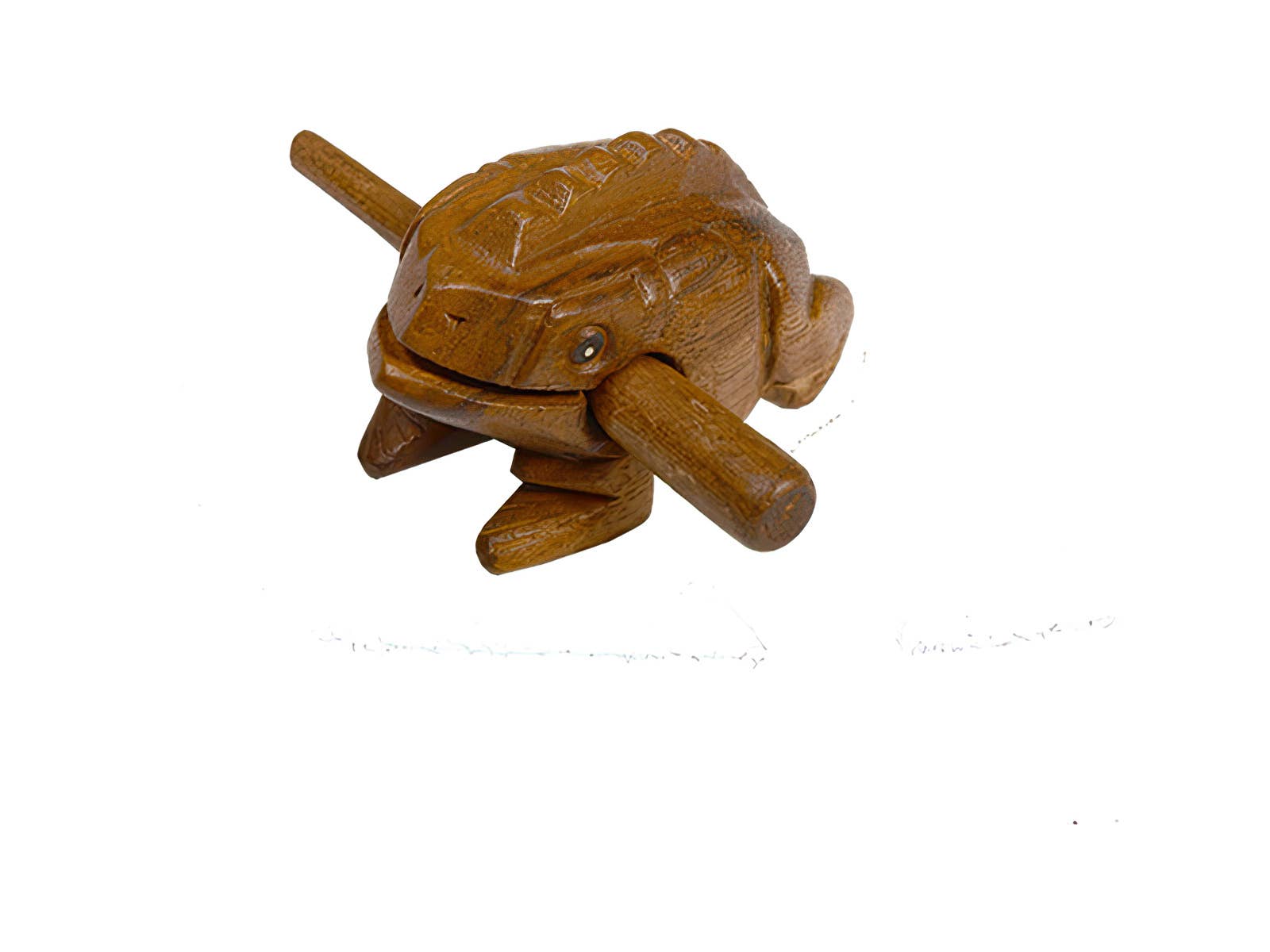 Gypsy Rose - Wholesale Wood toy – Child - Mudd Club Medium Wooden Croaking Toy Frog Misc