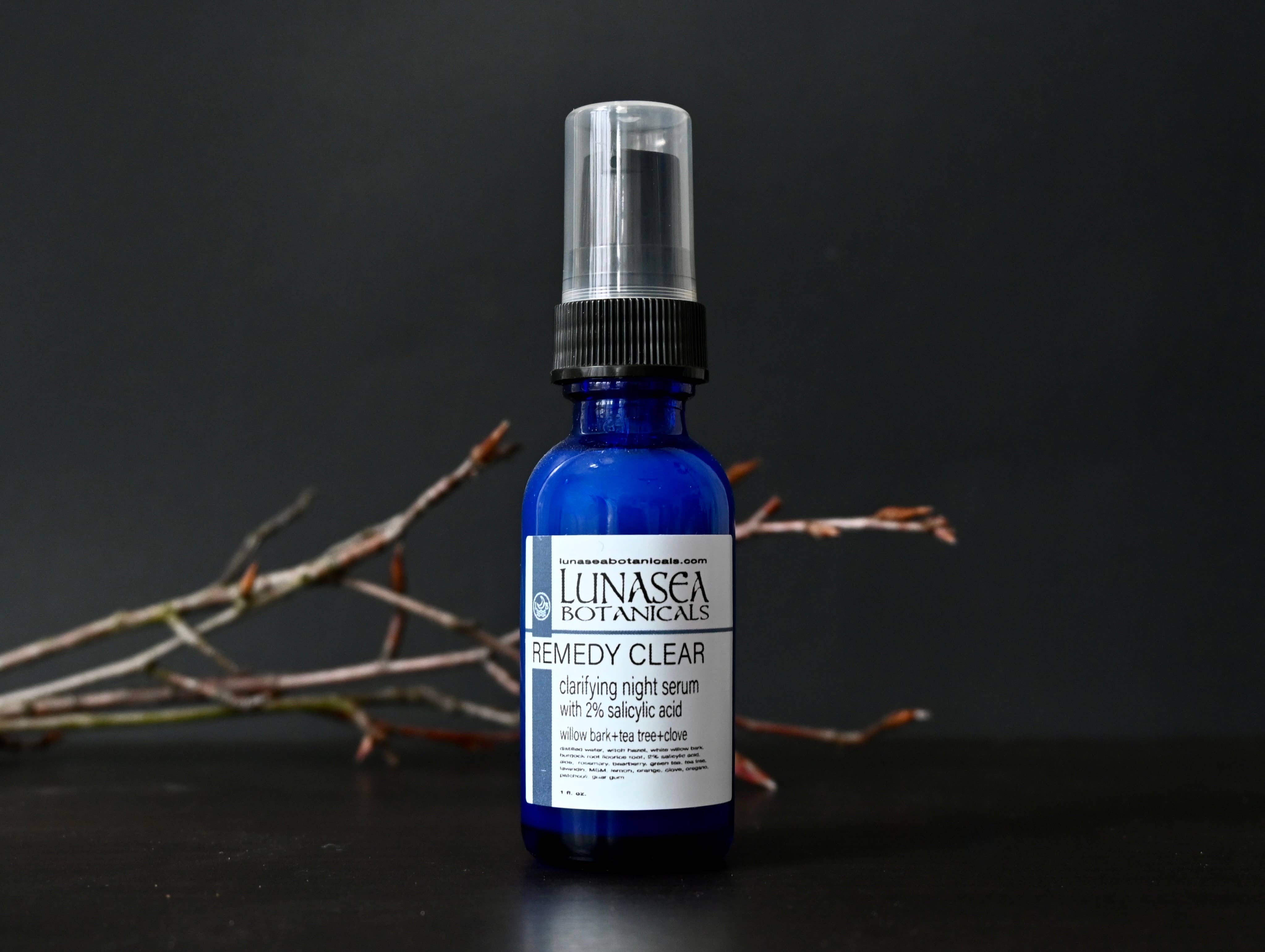 lunasea botanicals – wholesale Facial serum/concentrate – Remedy 2%Salicylic Acid Clarifying Night Serum2