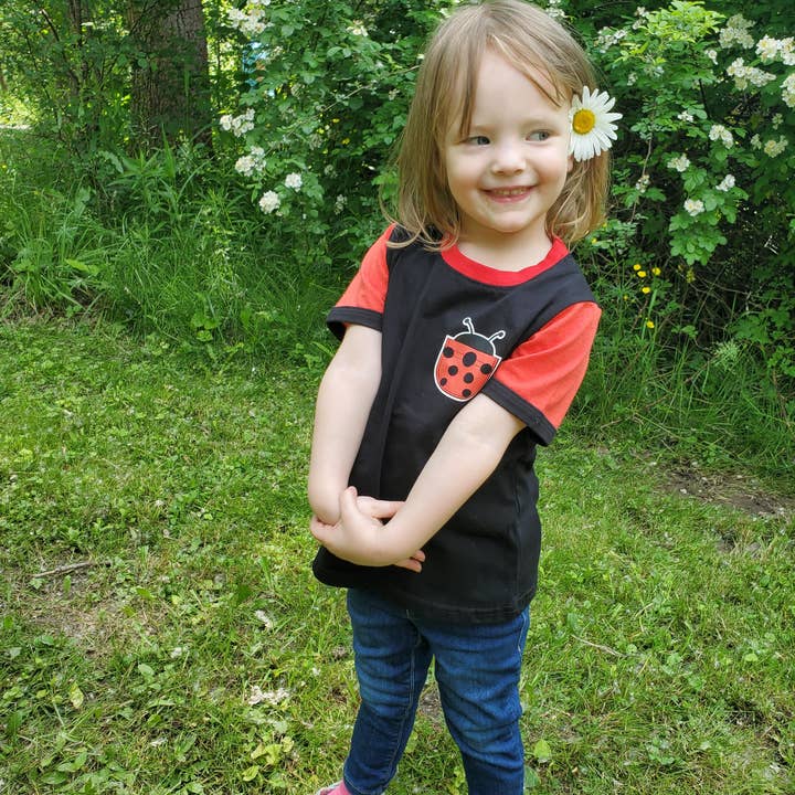 Doodle Pants - Wholesale T-Shirt - Kids - Ladybug Toddler and Kids Shirt