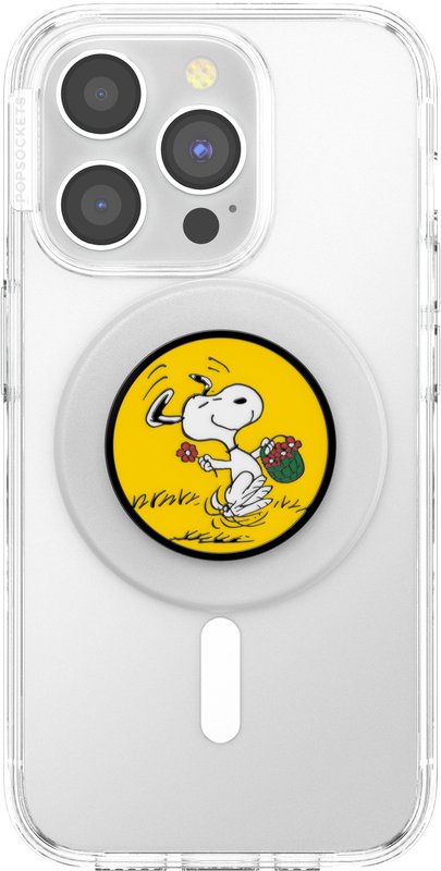 PopSockets - Wholesale Phone Grip - Popsockets Magsafe Phone Grip - Enamel Snoopy Skip6