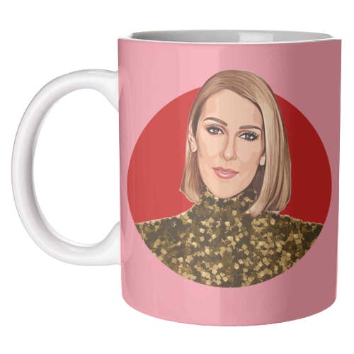 Mugs 'QUEEN CELINE' by DOLLY WOLFE for wholesale by ART WOW