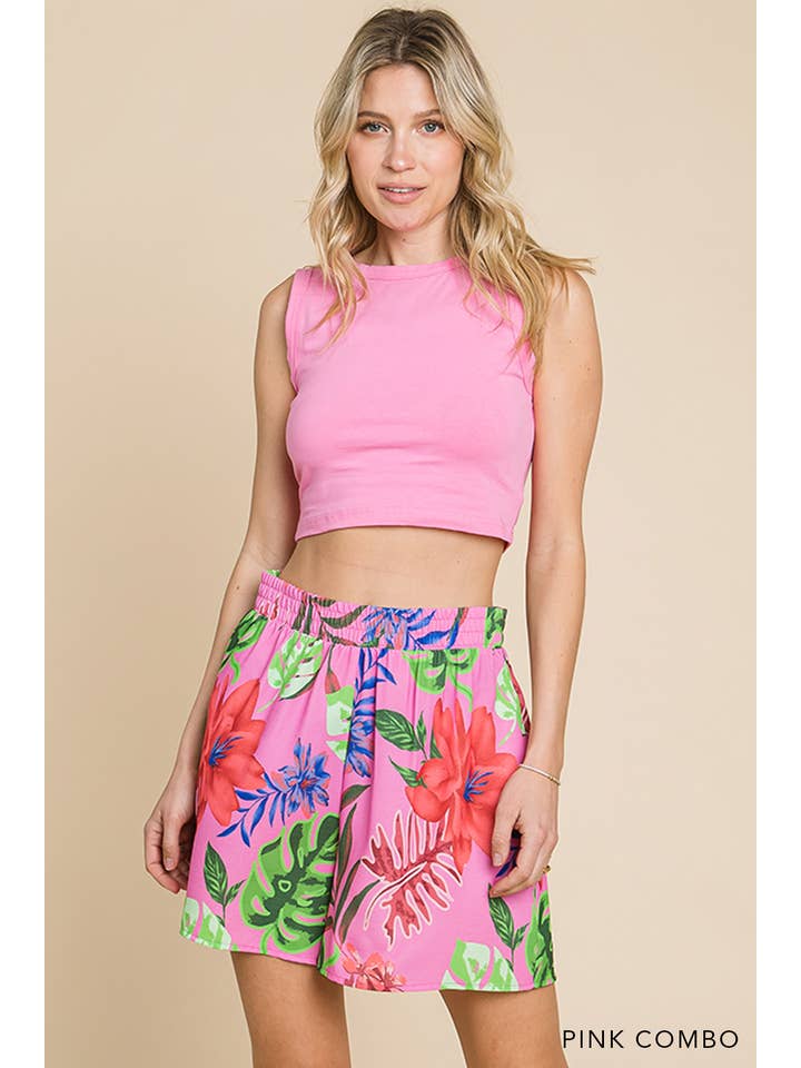 Cotton Bleu - Wholesale Shorts - Women's - 30185W - Bohemian Style Women's Air Flow Print Shorts9