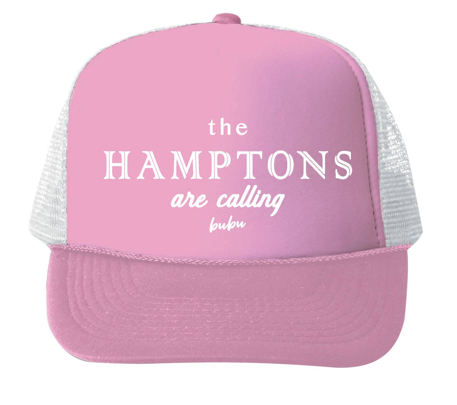 Bubu - Wholesale Trucker Hat - Unisex - The Hamptons Are Calling Trucker Hat1