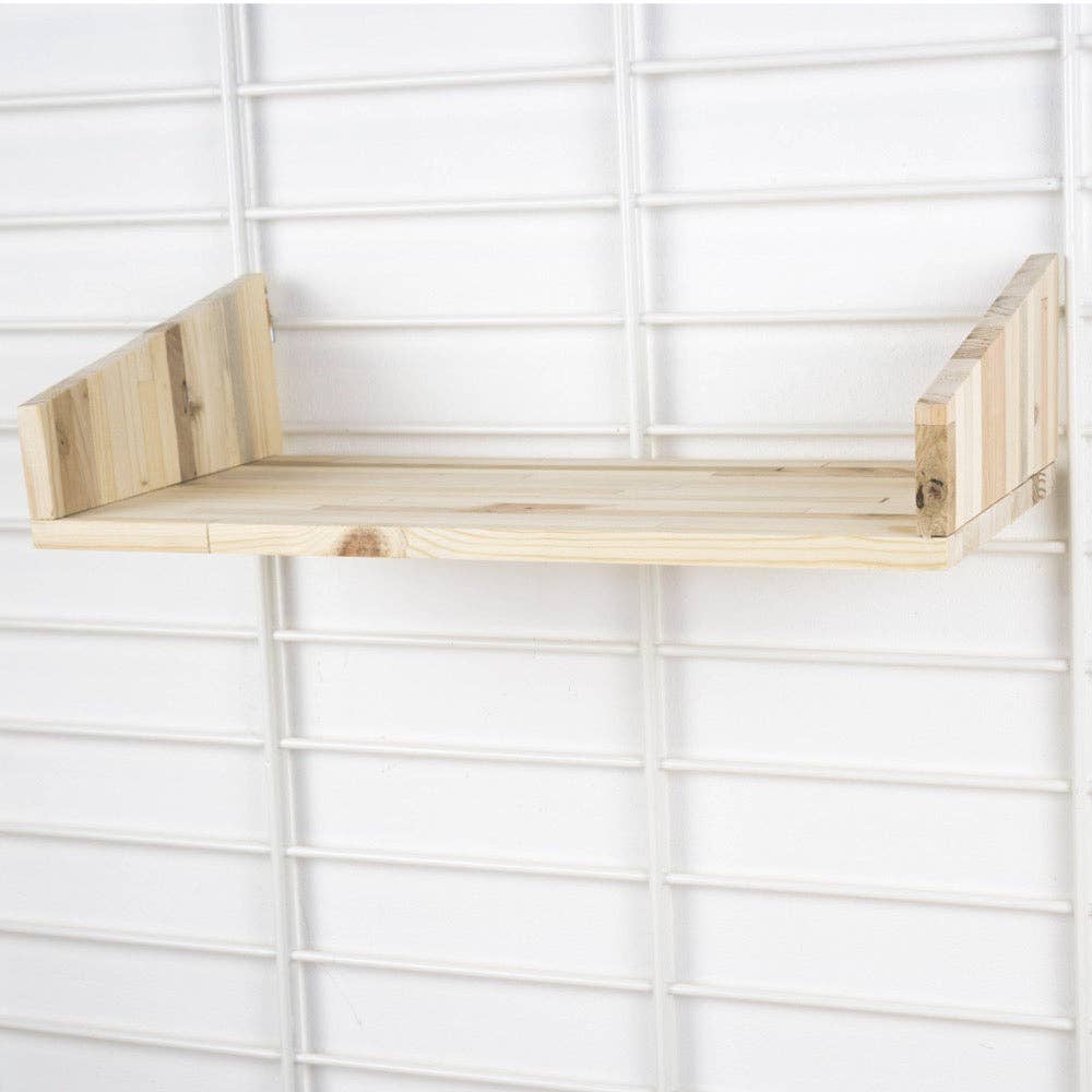 Tolhuijs Design - Wholesale Wall Mounted Shelf - Sustainable FENCY wall rack - double pallet shelf (39x16 cm)1