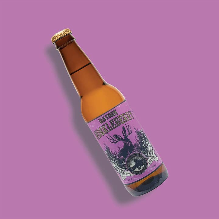 Rocky Mountain Soda - Wholesale Soda/Carbonated Drink - Hayden Huckleberry Soda Pop (BOTTLES ONLY)2