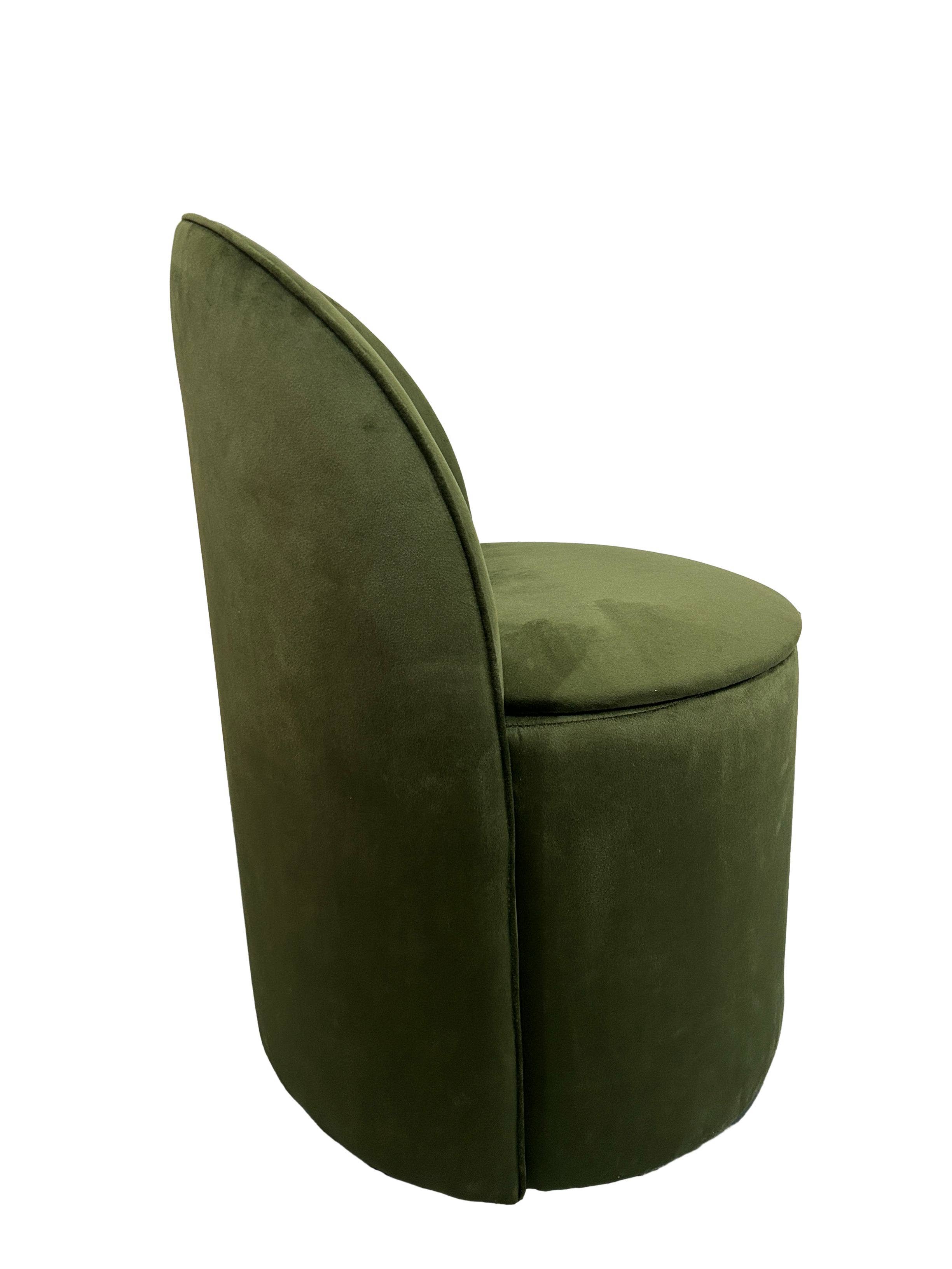 Acacia Home - Vente Chaises - Chaise de salle à manger Renee avec rangement et roulettes1