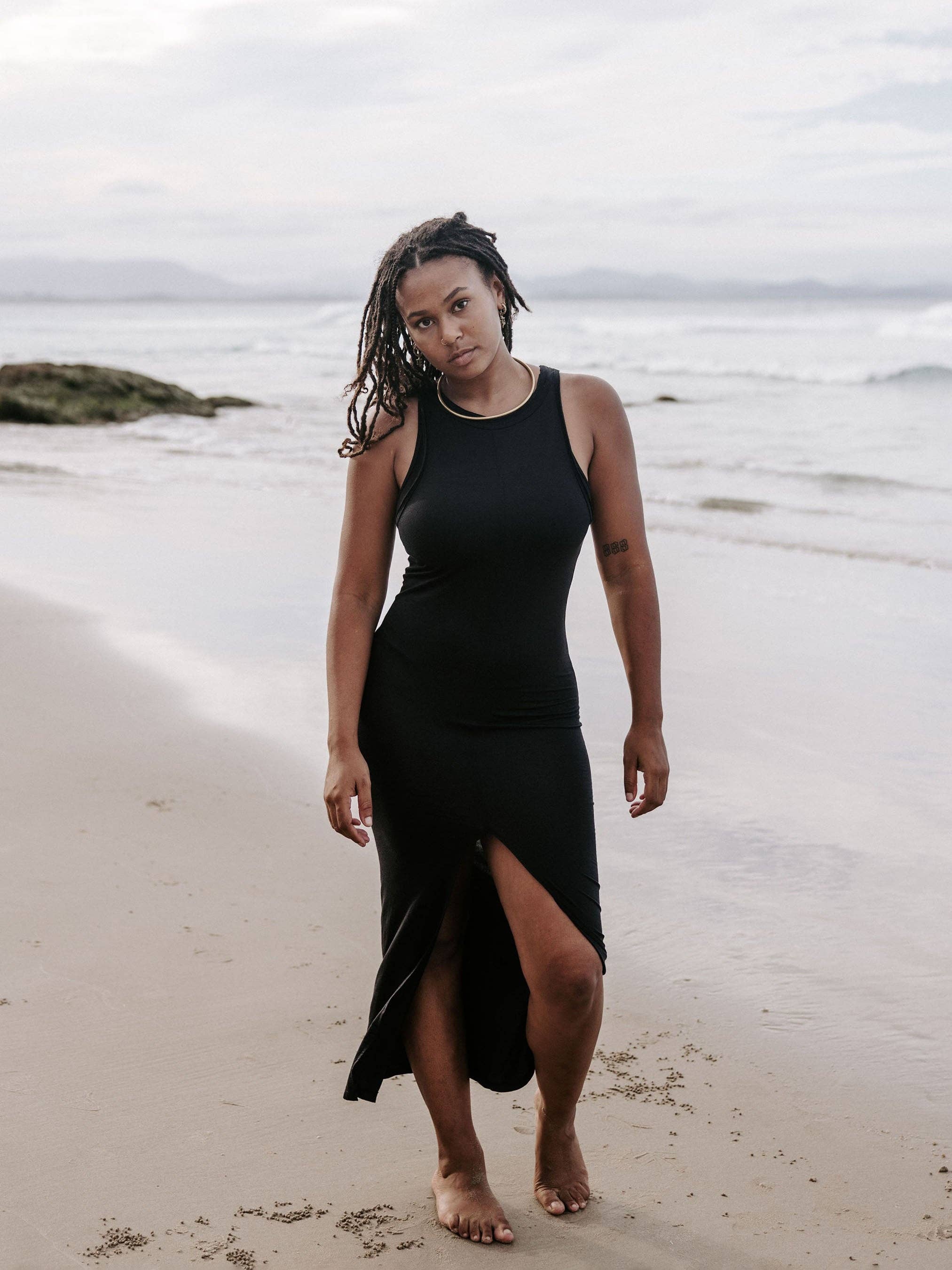 IDIS - Wholesale Dress – Women's - Slinky B -  Black1