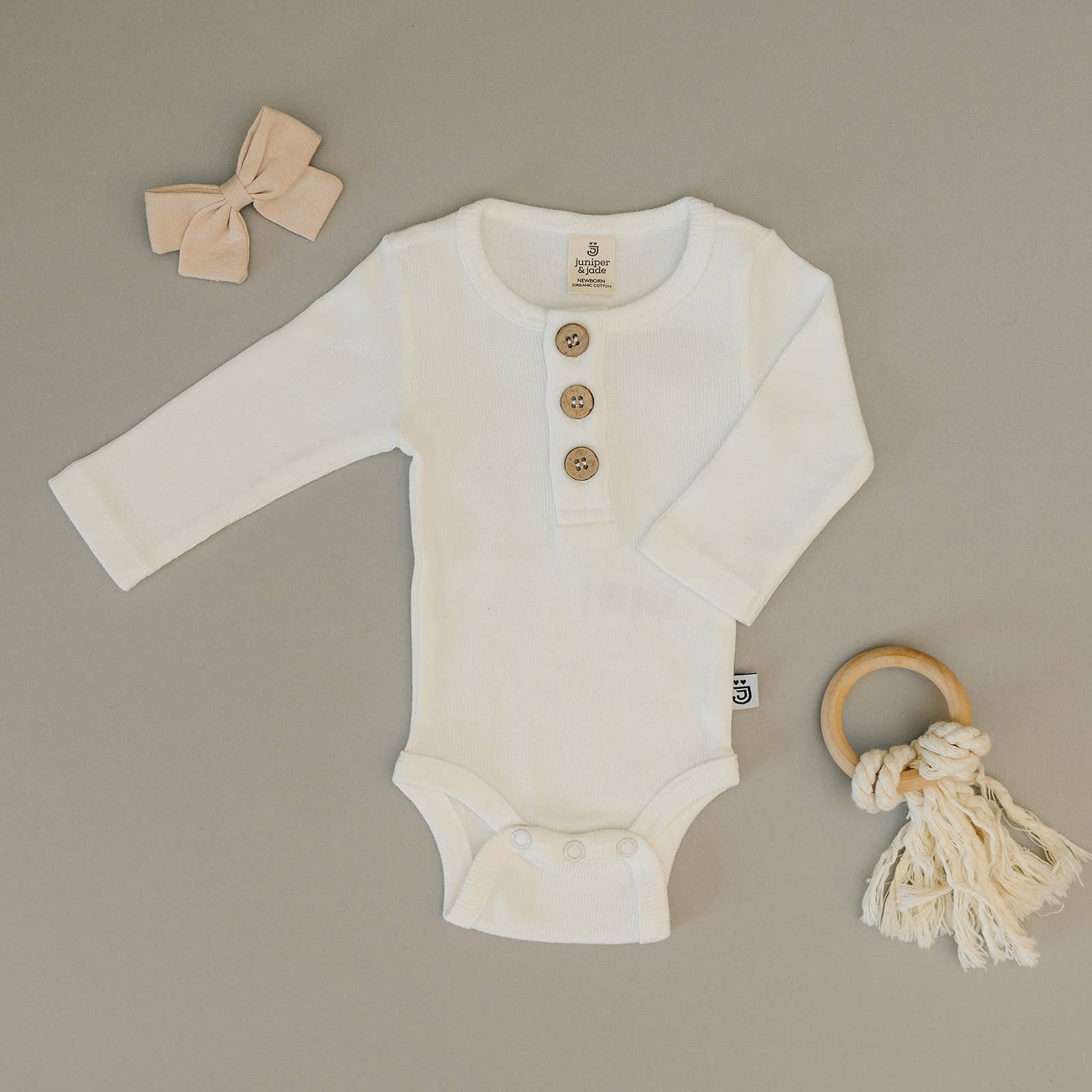 Lucky Panda Kids - Wholesale Bodysuit (Non-Footed) - Baby - Organic 3 Button Bodysuit | Milk26