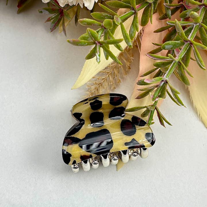 BYREN | ÉLINE L'ATELIER - Wholesale Hair Accessories Set - Women's - Mini leopard hair clip 3.5cm YH420