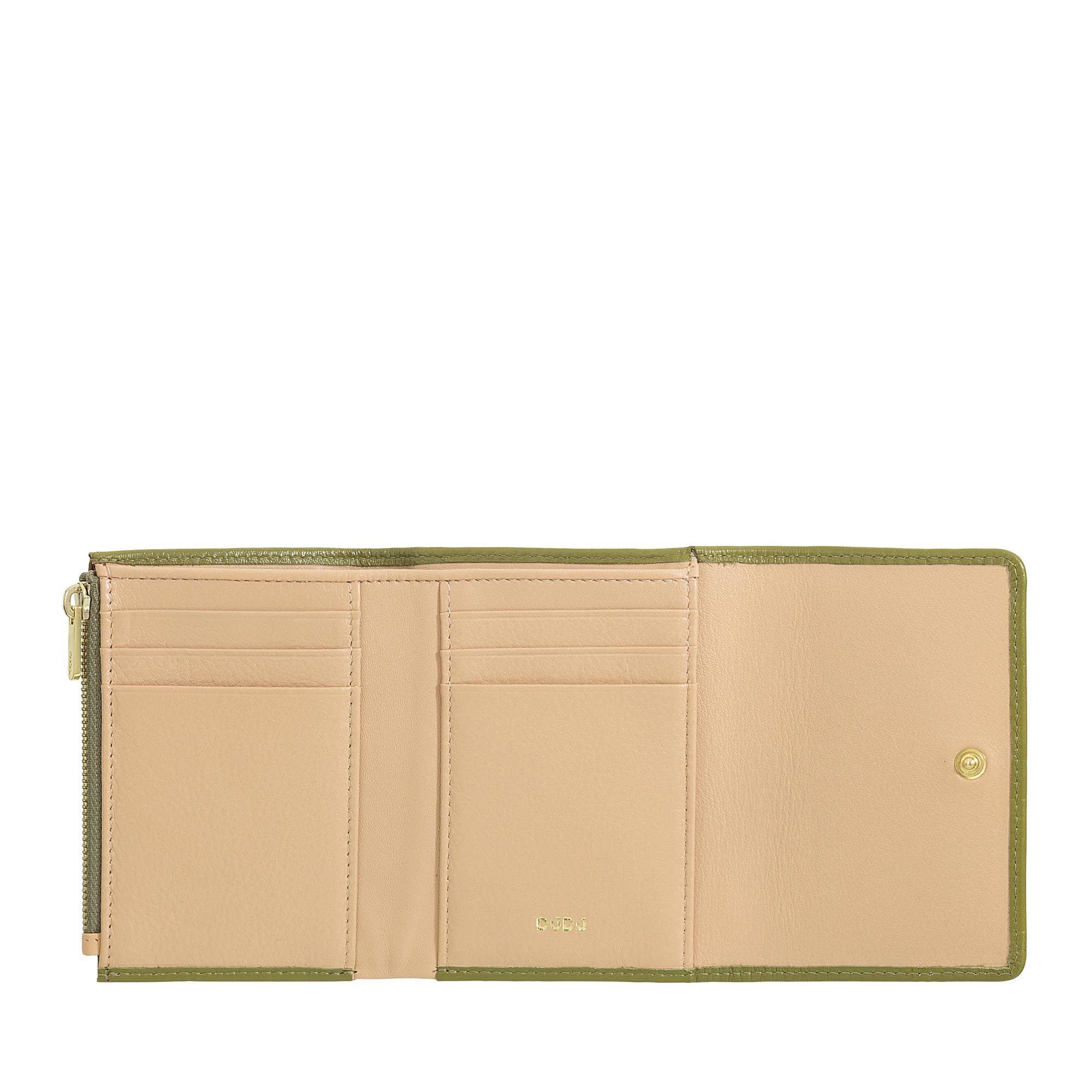 dudu - Wholesale Wallet - Women's - Dudu Small Leather Wallet for Women Olive green2
