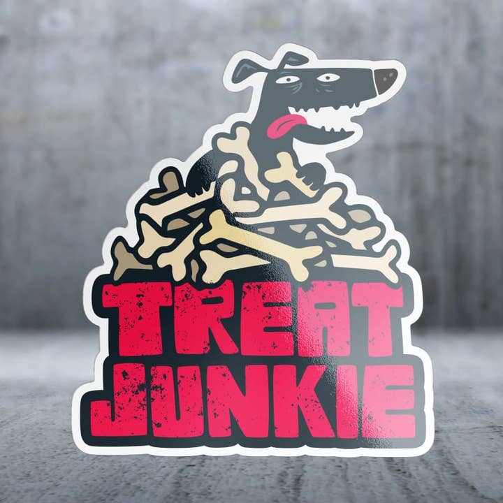 Behandlungs-Junkie - Aufkleber für den Großhandel von Two Feet Treats