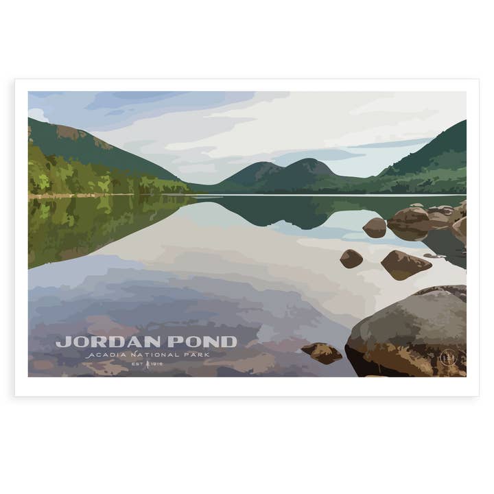 Jordan Pond, Acadia NP, Maine for wholesale by Forest City Designs