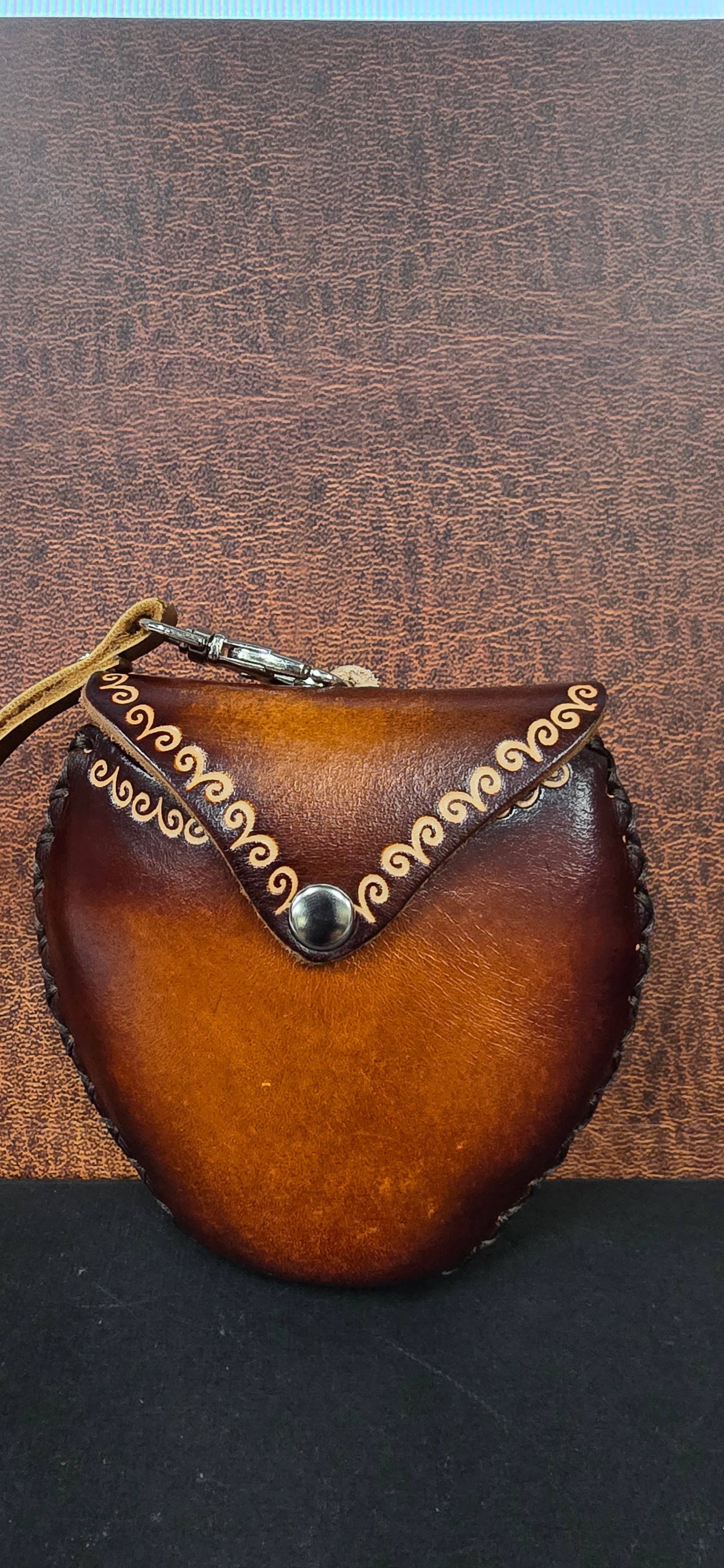 Sunflower Handmade leather inc - Vendita all'ingrosso Braccialetti - portafoglio portamonete Owl Wristlet in pelle2