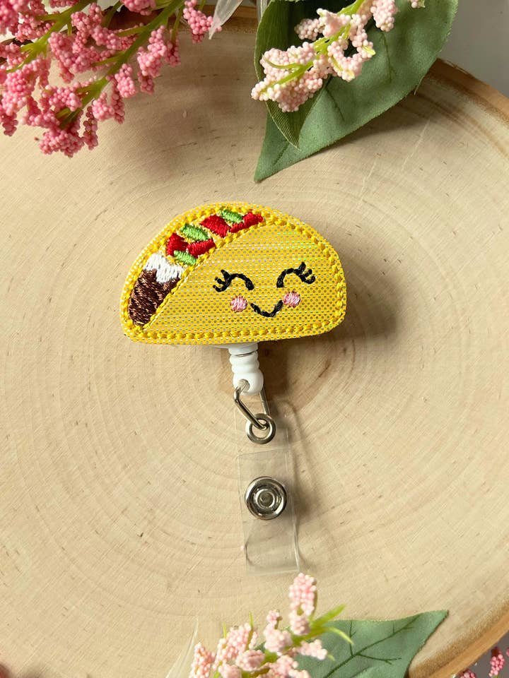 Divertida placa de identificación médica de Taco Pediatric Nurse, rollo de regalo para venta al por mayor de Meeko’s Must Haves