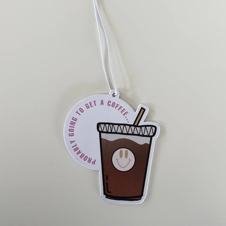 Just Be Kind Co. - Wholesale Car Freshener - Unisex - Coffee Lover - Car Air Freshener - Coffee Scent