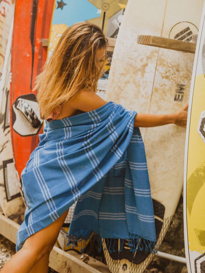 Uva Hand Loom Towel for wholesale by Kaiilani