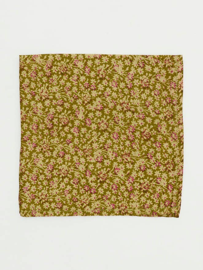 Vintage Silk Pocket Square - No. 240819 for wholesale by Anchal