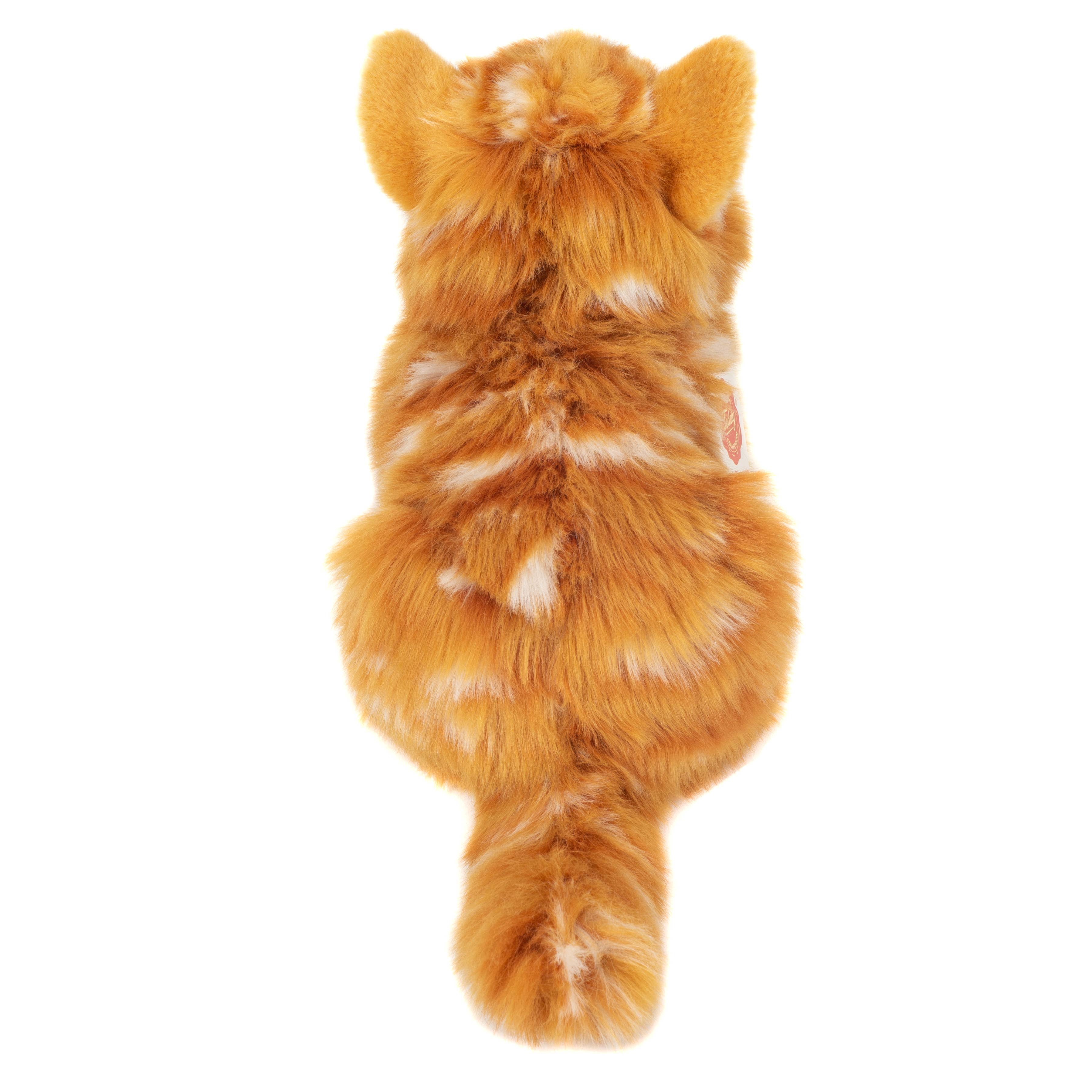 Teddy Hermann - Wholesale Stuffed/Plush Toy - Kids & Baby - Cat lying down red tiger 20 cm - plush toy - soft toy2