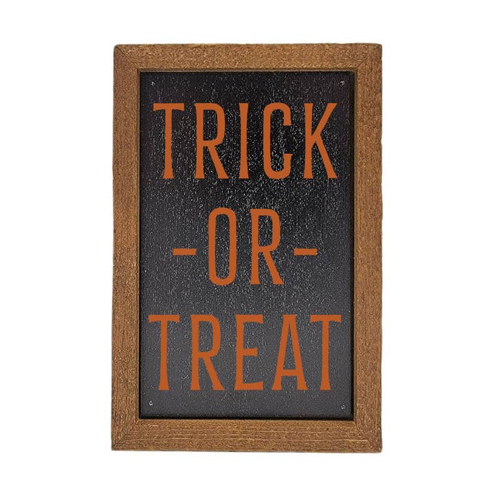 6X4 Home Accent Trick Or Treat Halloween Décor for wholesale by Driftless Studios