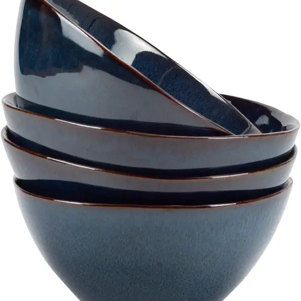 EAST AVENUE – wholesale Bowl – 4Pcs Smooth Bowls Set Navy Blue1