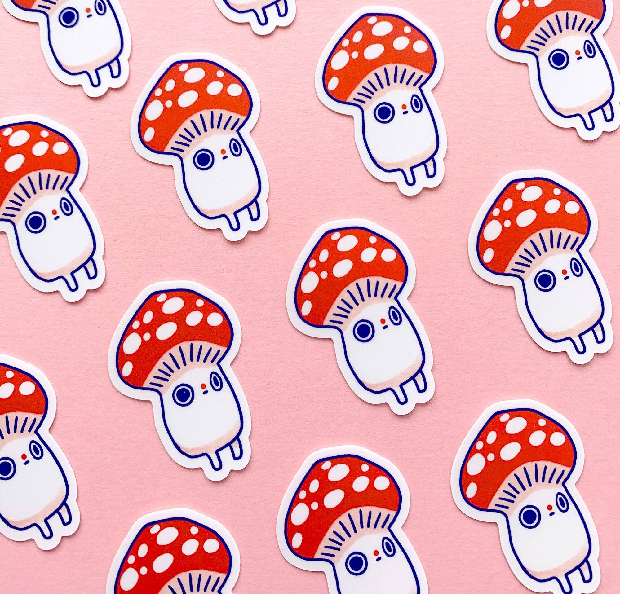 Hannakin - Wholesale Sticker - Plump Mush - Vinyl Sticker2