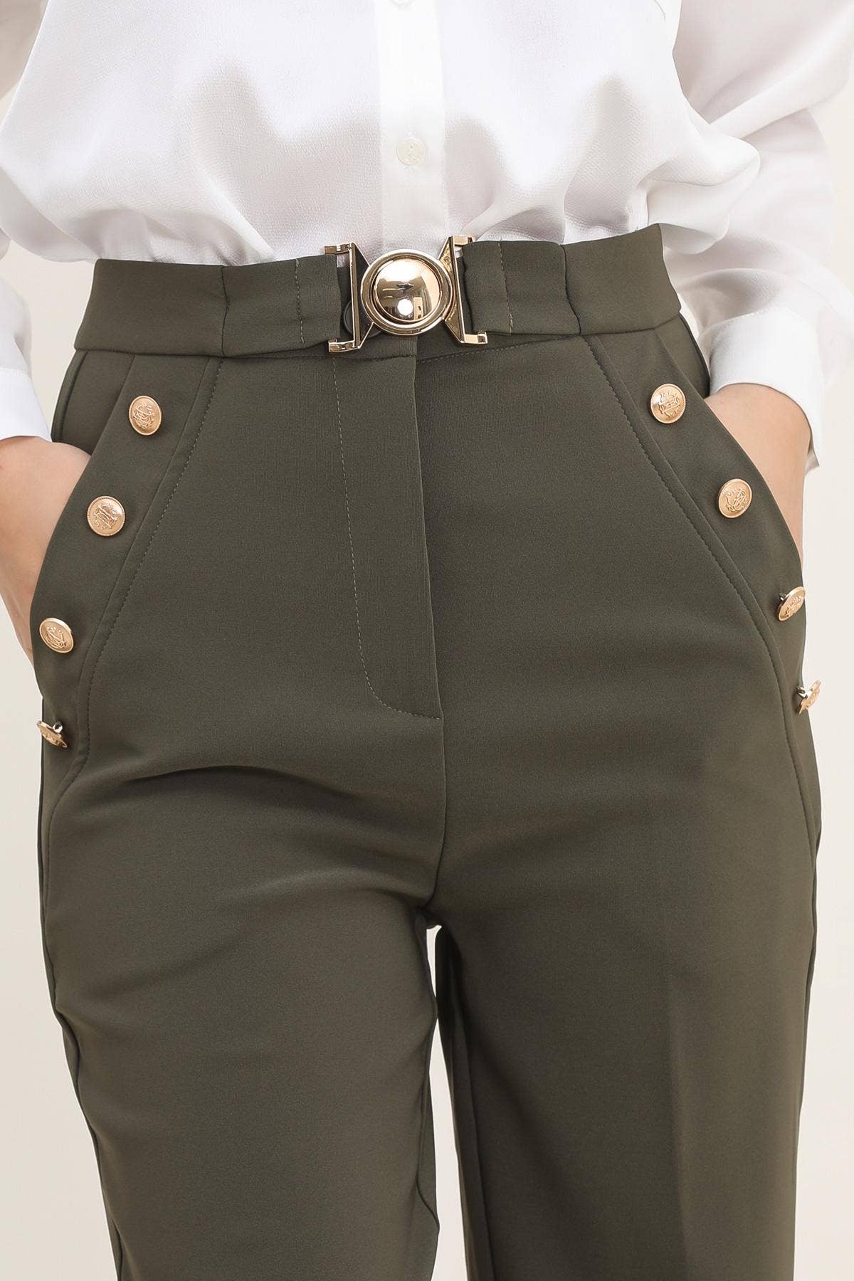 LULUMARY - Wholesale Pants - Women's - Slim Pants P9336