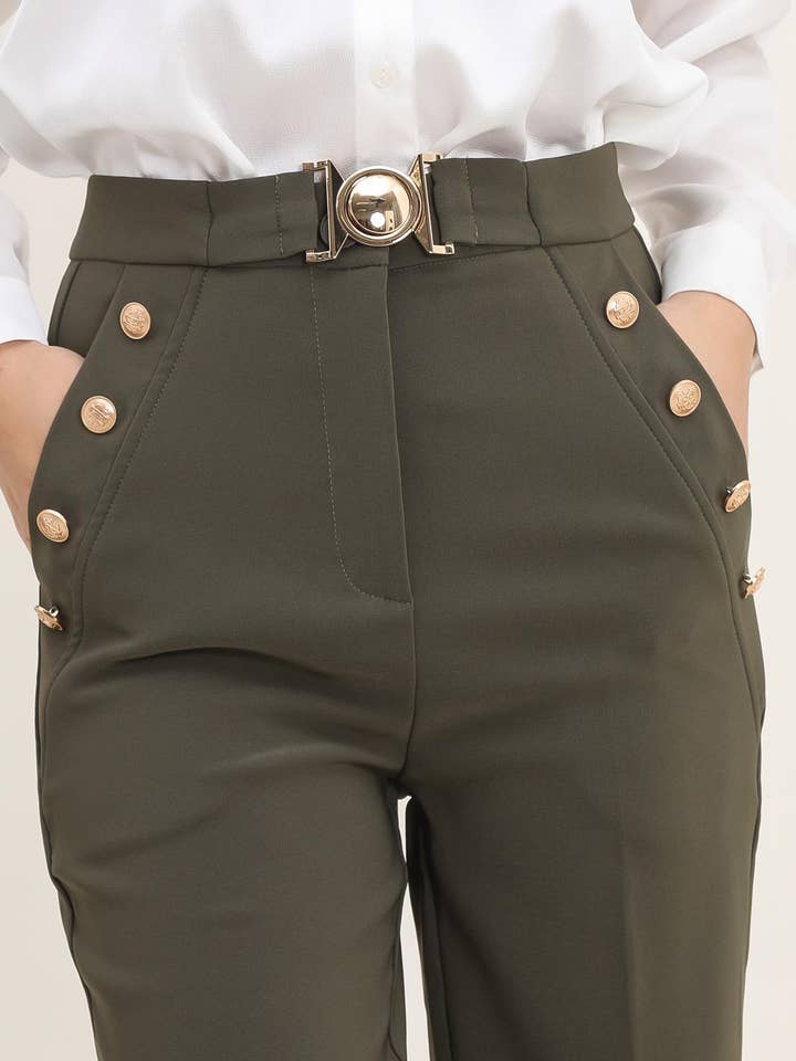 LULUMARY - Vendita all'ingrosso Pantalone - Donna - Pantaloni slim P9336