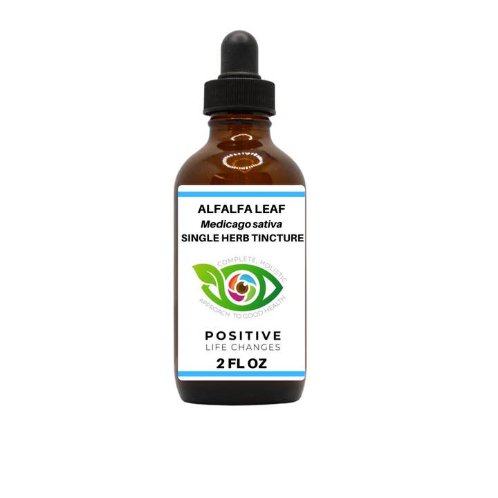 Alfalfa Leaf Single Herb Tincture for wholesale by Positive Life Changes, LLC
