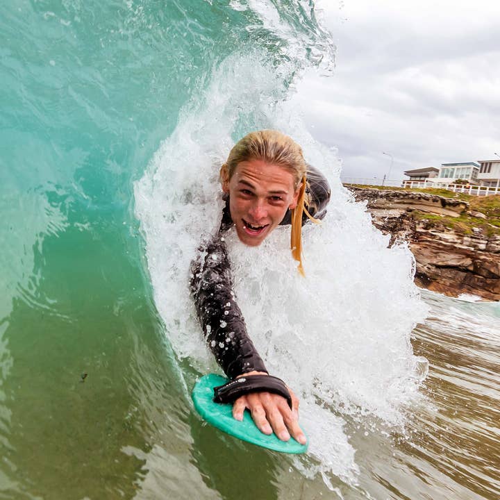 WAW Handplanes - Wholesale Beach Accessories - Body Surfing Handplane - Beach Accessory - AQUA GREEN8