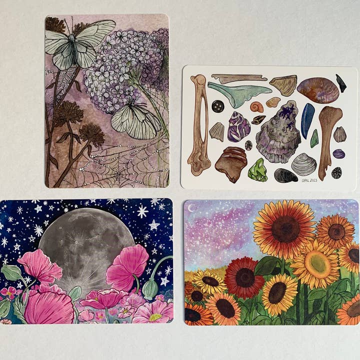 Opal's Art - Wholesale Postcard Set - Postcard Set of 41