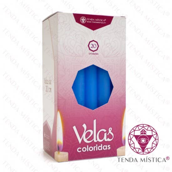Tenda Mística – wholesale Votive candle – Candles 20Cm Light Blue0