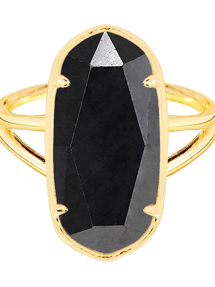 Hematite Casey Ring - GF for wholesale by Zoey Simmons