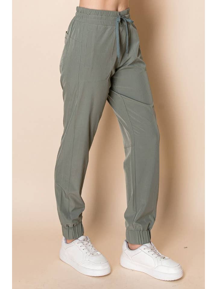 White Birch - Wholesale Lounge Sweatpants/Joggers - Women's - P80180 High Waisted Solid Knit Joggers