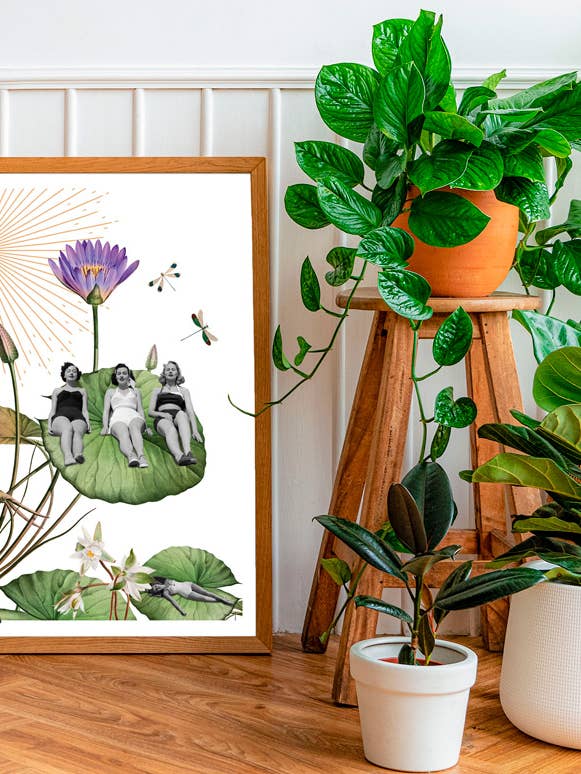 Solbadning Plakat for engroshandel hos Flora Florae