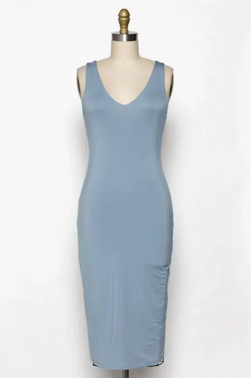 Final Touch - Wholesale Dress - Women's - Double Layer Bodycon Dress - D160039