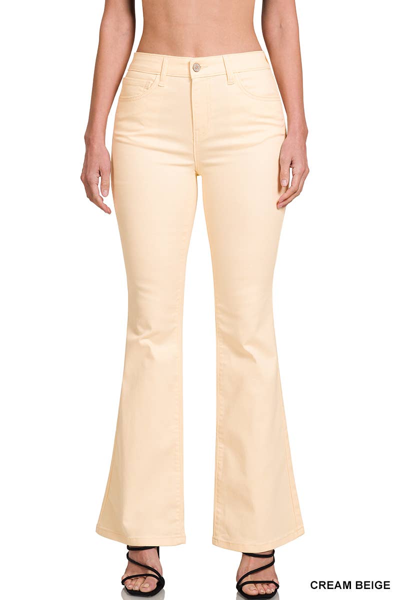 42POPS - Wholesale Pants - Women's - ._ SI-25418 High Rise Bootcut Color Denim Pants15