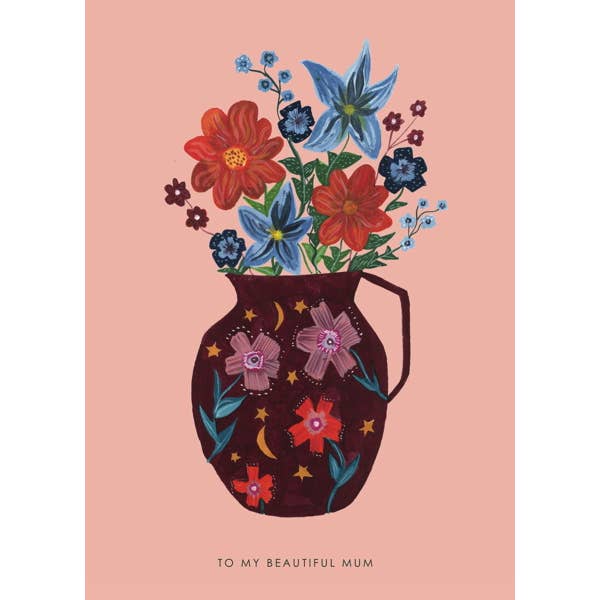 Vevoke - Wholesale Mother’s Day card - Card-Mother's Day Vase