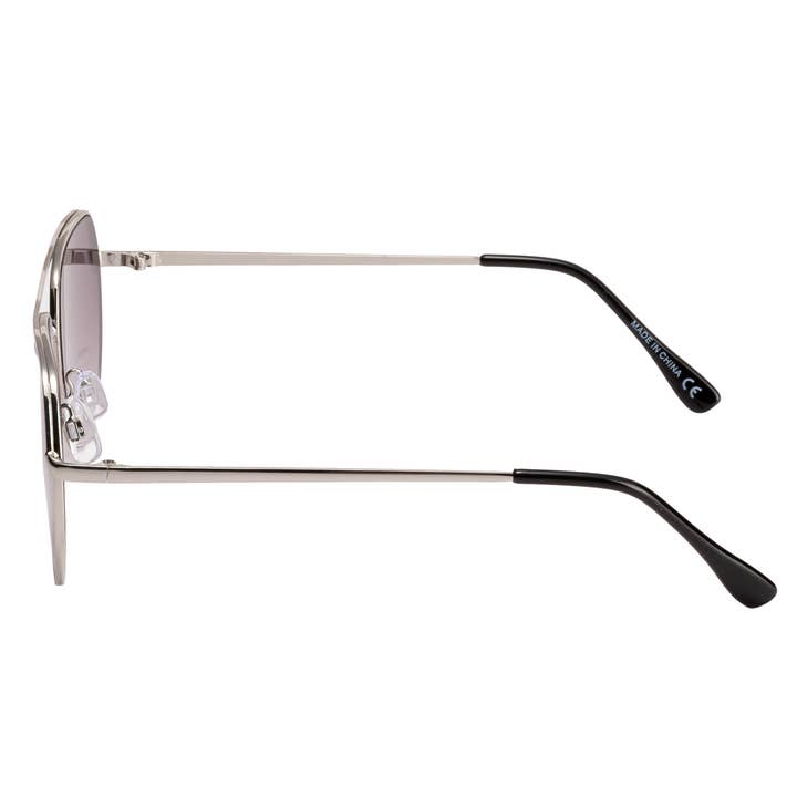 Schwarz/Silber Sonnenbrille Pilotenbrille Damen Designerbrille für den Großhandel auf Faire
