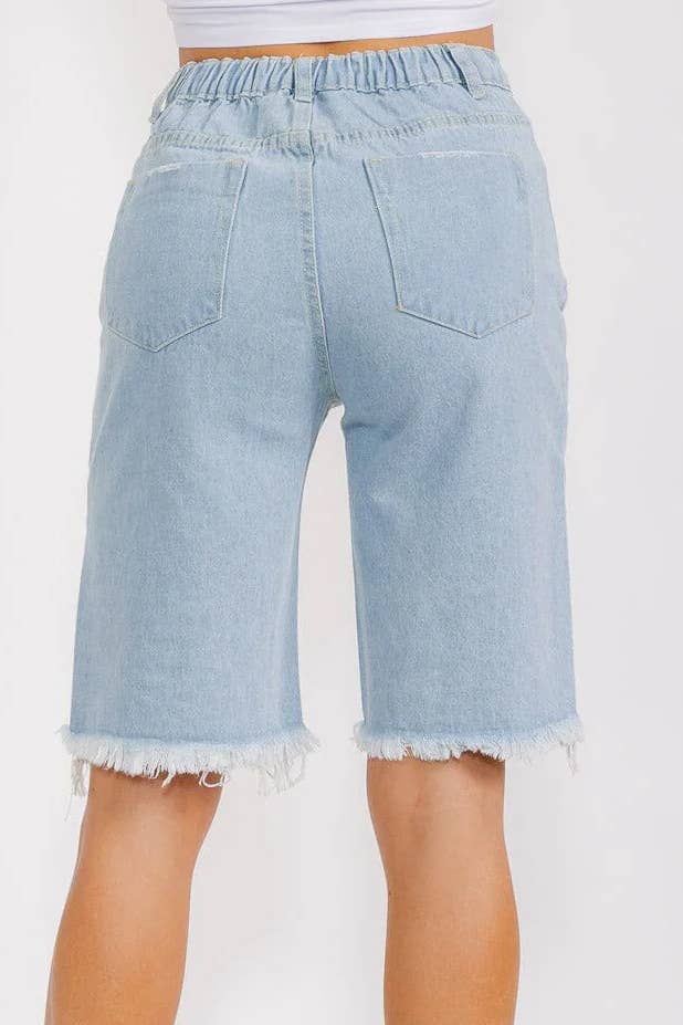 DISTRESSED DENIM SHORTS for wholesale on Faire2