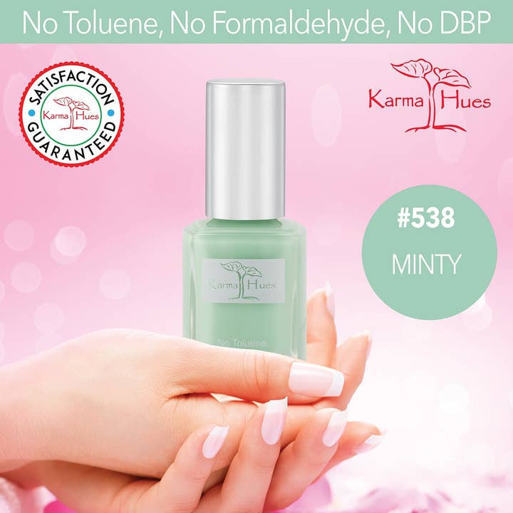 Karma Organic spa - Wholesale Nail polish - Karma Naturals Nail Polish - Minty3