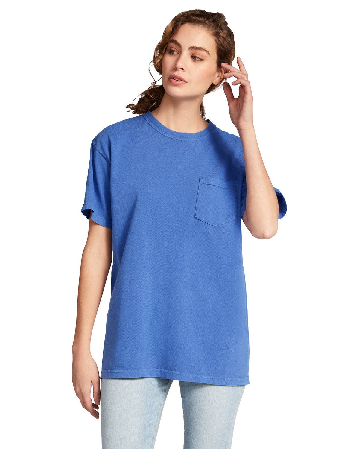 Total Apparel - Wholesale T-Shirt - Unisex - Comfort Colors Garment-Dyed Pocket Blank T-Shirt | 6030CC57