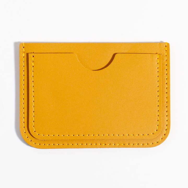 Étui à cartes | Jaune pour la vente par Small Hours Workshop