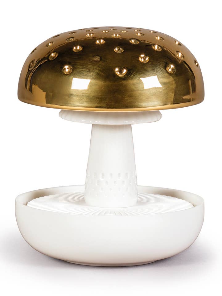 Diffusore Boletus 1. Oro. Aroma nel prato per la vendita all'ingrosso da parte di Lladró