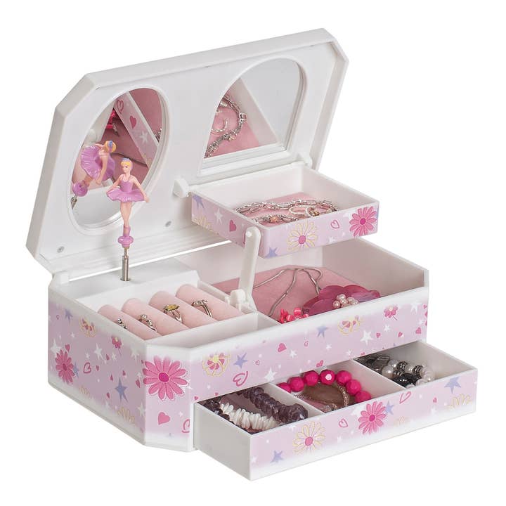 Mele and Co - Wholesale Jewelry Box/Organizer - Kids - Mele and Co Hayley Girls Musical Ballerina Jewelry Box