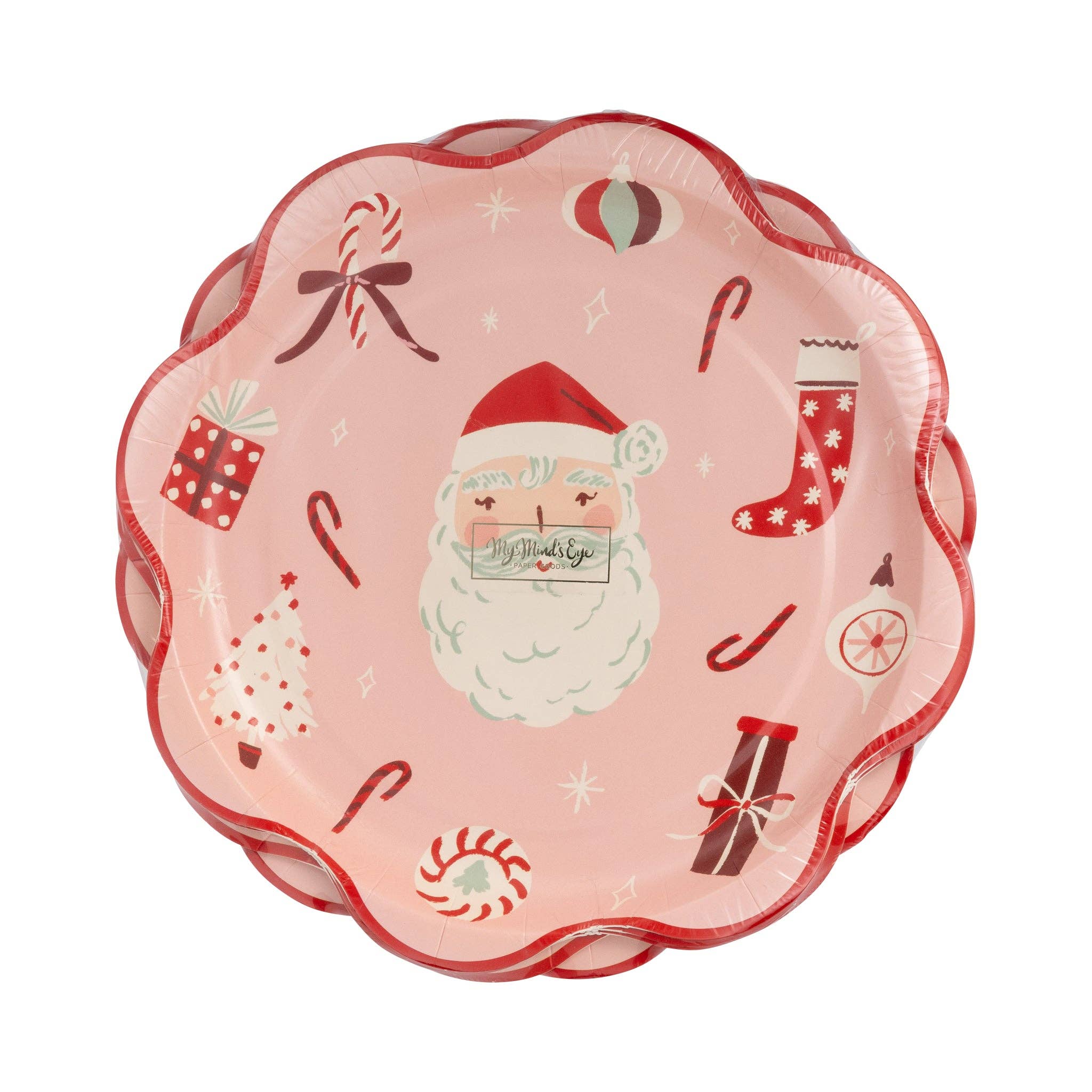 My Mind’s Eye - Wholesale Disposable Plate - STN1240 - St Nick Icon Plate2