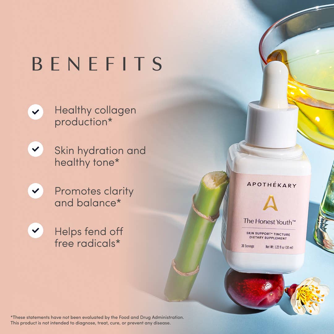 Apothékary - Wholesale Oral Supplement/Vitamin - The Honest Youth™ for skin & anti-aging collagen drops9