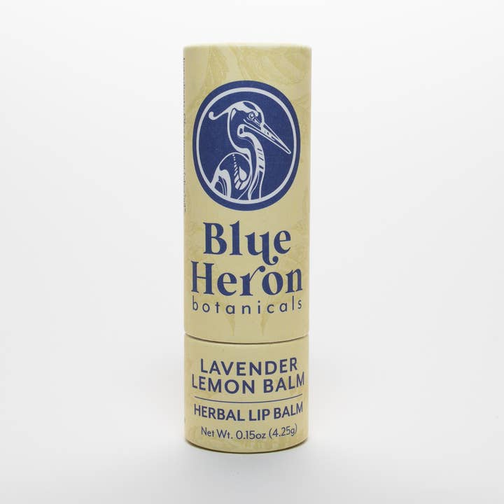 NOUVEAU* Baume à lèvres aux herbes - Baume à la lavande et au citron pour la vente par Blue Heron Botanicals
