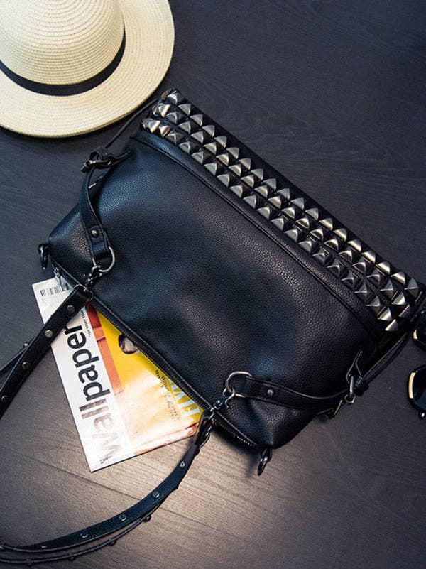 ShieldChic - Wholesale Shoulder Bag - Women's - Stylish Selection Cool Rivet Punk Bags Accessories5