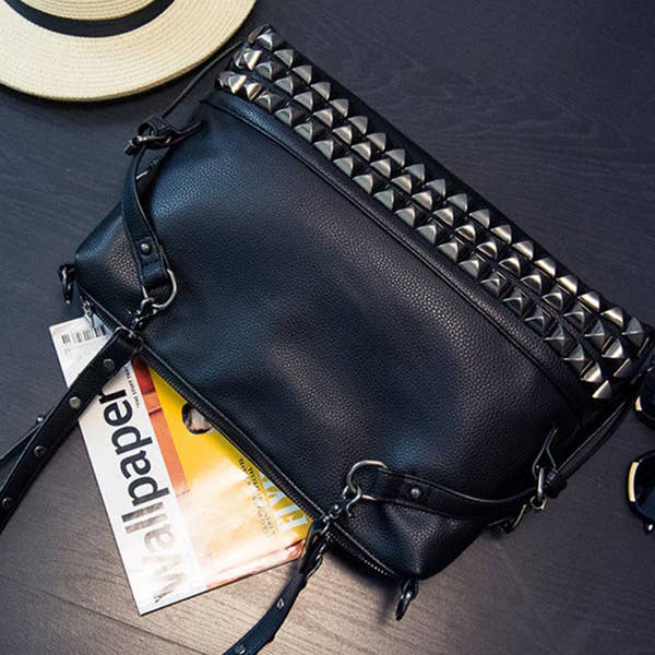 ShieldChic - Wholesale Shoulder Bag - Women's - Stylish Selection Cool Rivet Punk Bags Accessories5