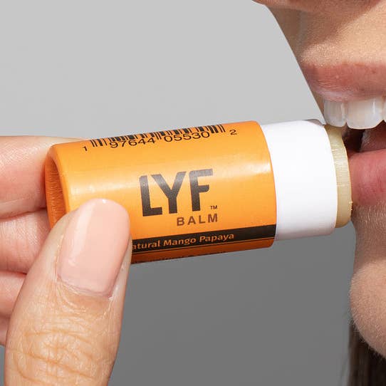 LYF Balm - Luxury Natural Lip Balm - Mango Papaya (tube) for wholesale by LYF BRANDS